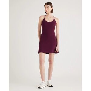 Quince Ultra-Form Active Dress Plum M